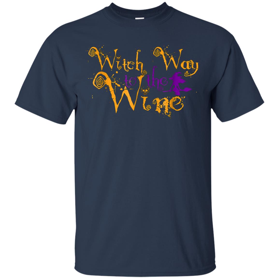 Witch way to the wine shirt Party Halloween Wine lover shirt