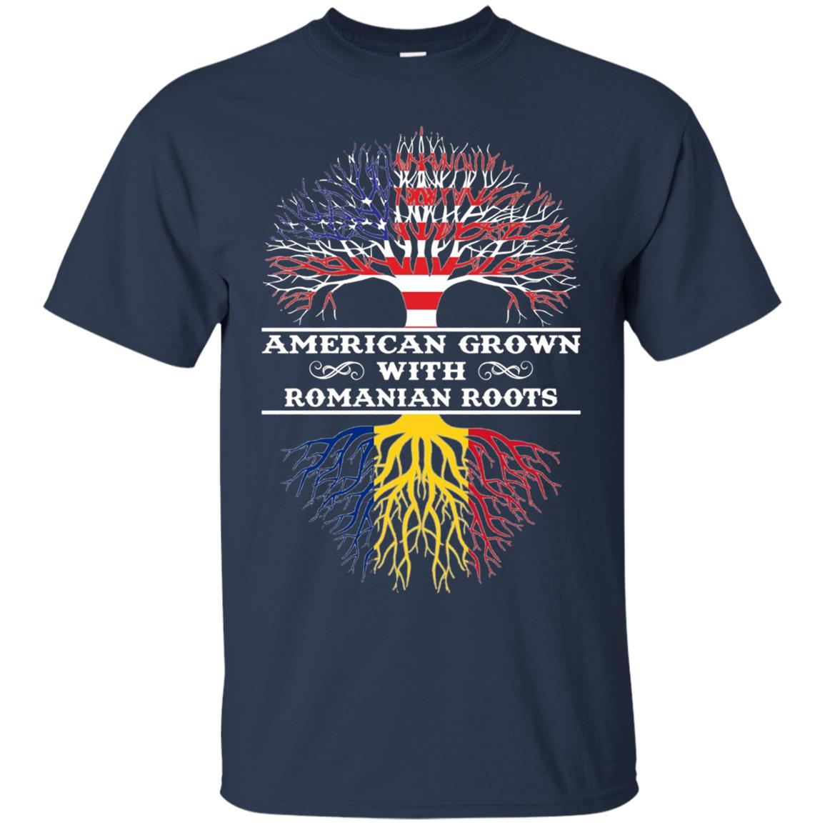 American Grown With Romanian Roots Tee Shirt