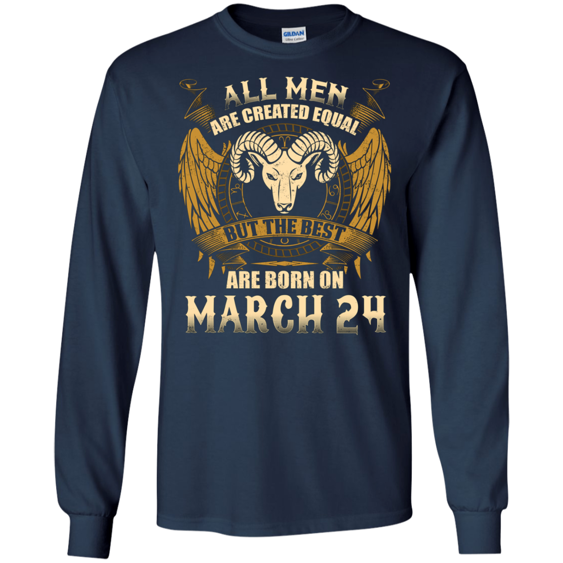 All Men Are Created Equal The Best Are Born March 24th Tee