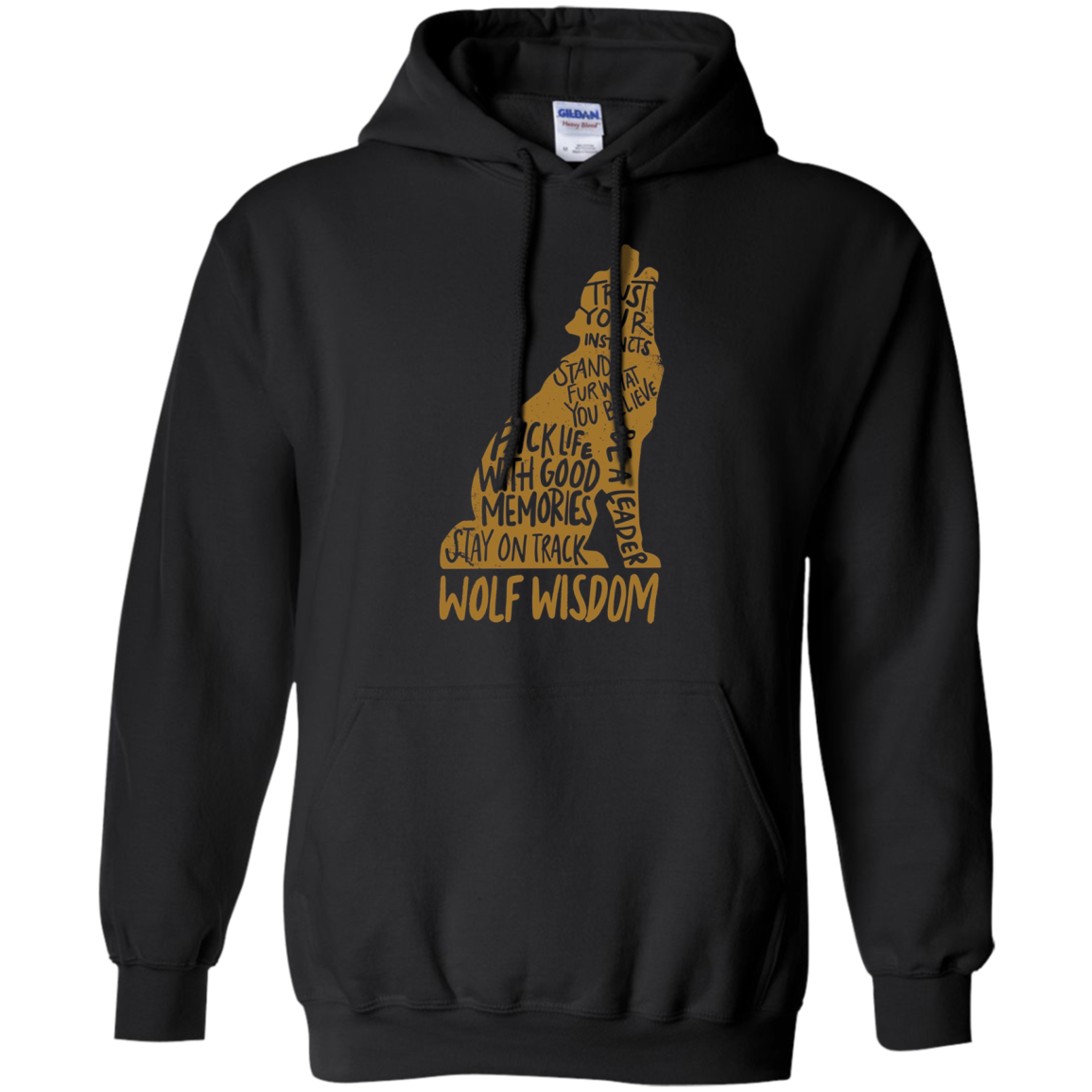 Wolf Wisdom T-shirt - Wolf Lovers Tshirt