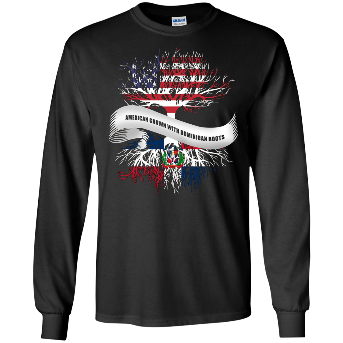 American Grown with Dominican Republic Roots T-Shirt