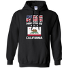 Image of American By Birth Proudly Raised In California Flag Shirt