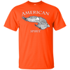 Image of AMERICAN Spirit Bald Eagle Long Sleeve T-shirt B & W Art
