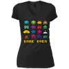 Image of "Game Over" retro alien invaders tshirt 80s 8-bit video game