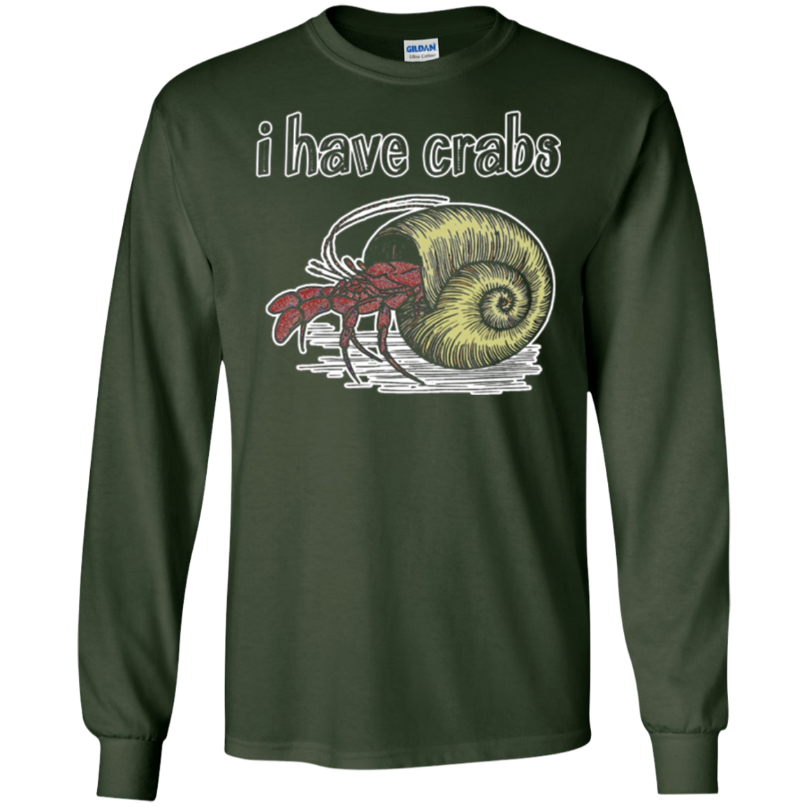 'I Have Crabs' Hermit Crab T-Shirt