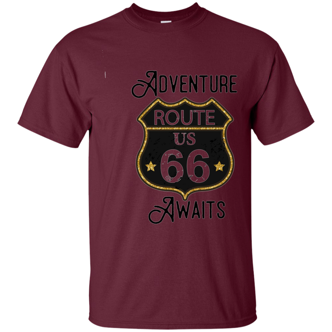 Adventure Awaits Route 66 T-Shirt