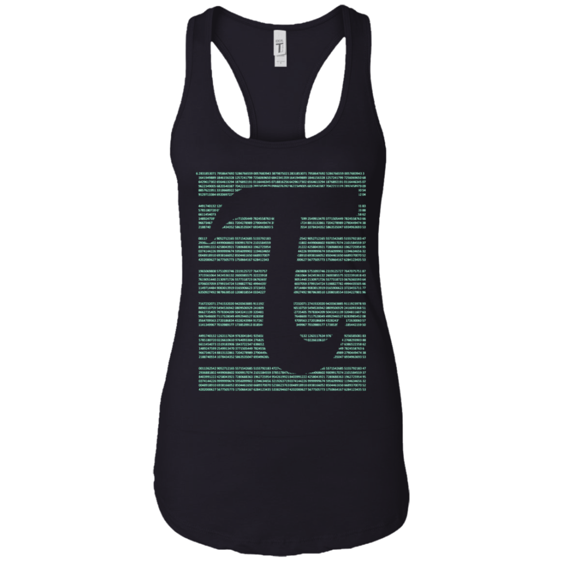All Tau Number on one Shirt with Tau 2Pi Symbol T-Shirt
