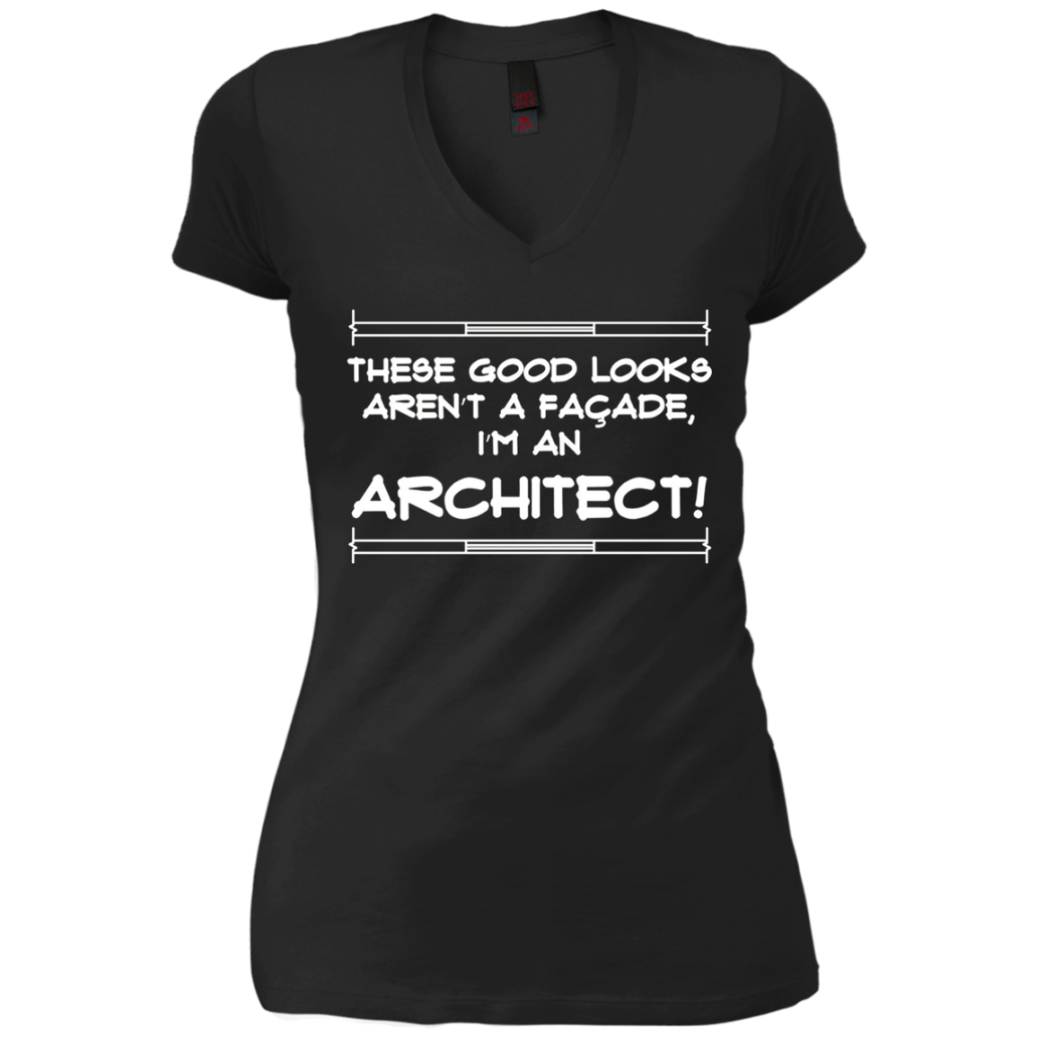 Architect Facade Joke Humor Gag Gift T-shirt