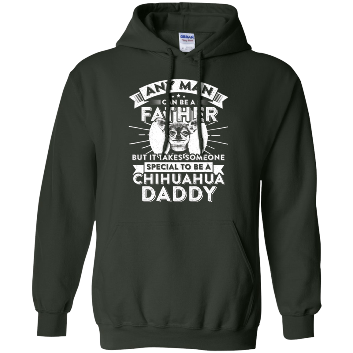 Any Man Can Be Father Special Become Chihuahua Dad t-shirt