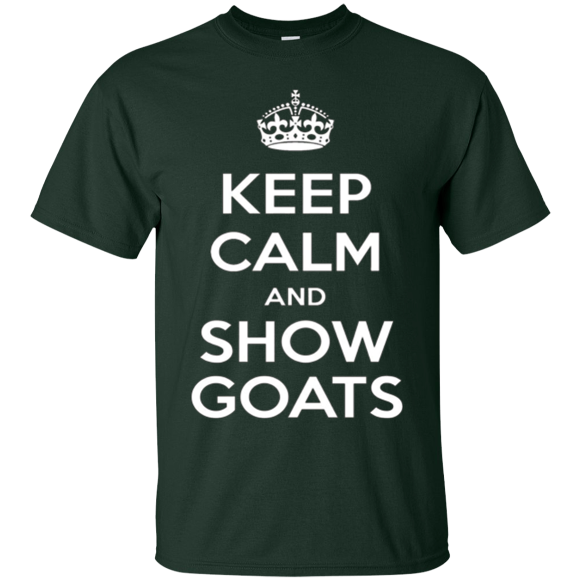 "Keep Calm & Show Goats" T-Shirt