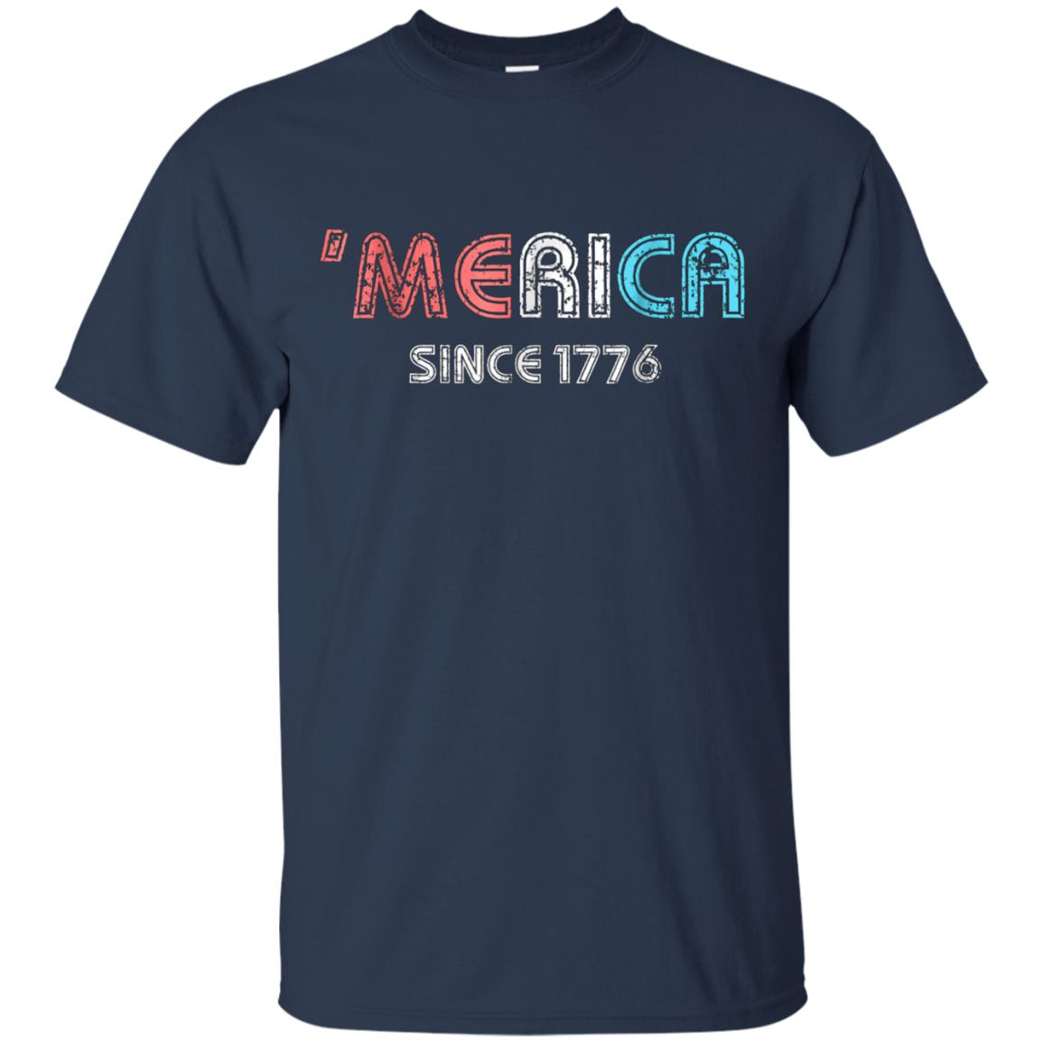 'Merica Since 1776 Shirt | Cool Retro USA Tshirt for July 4