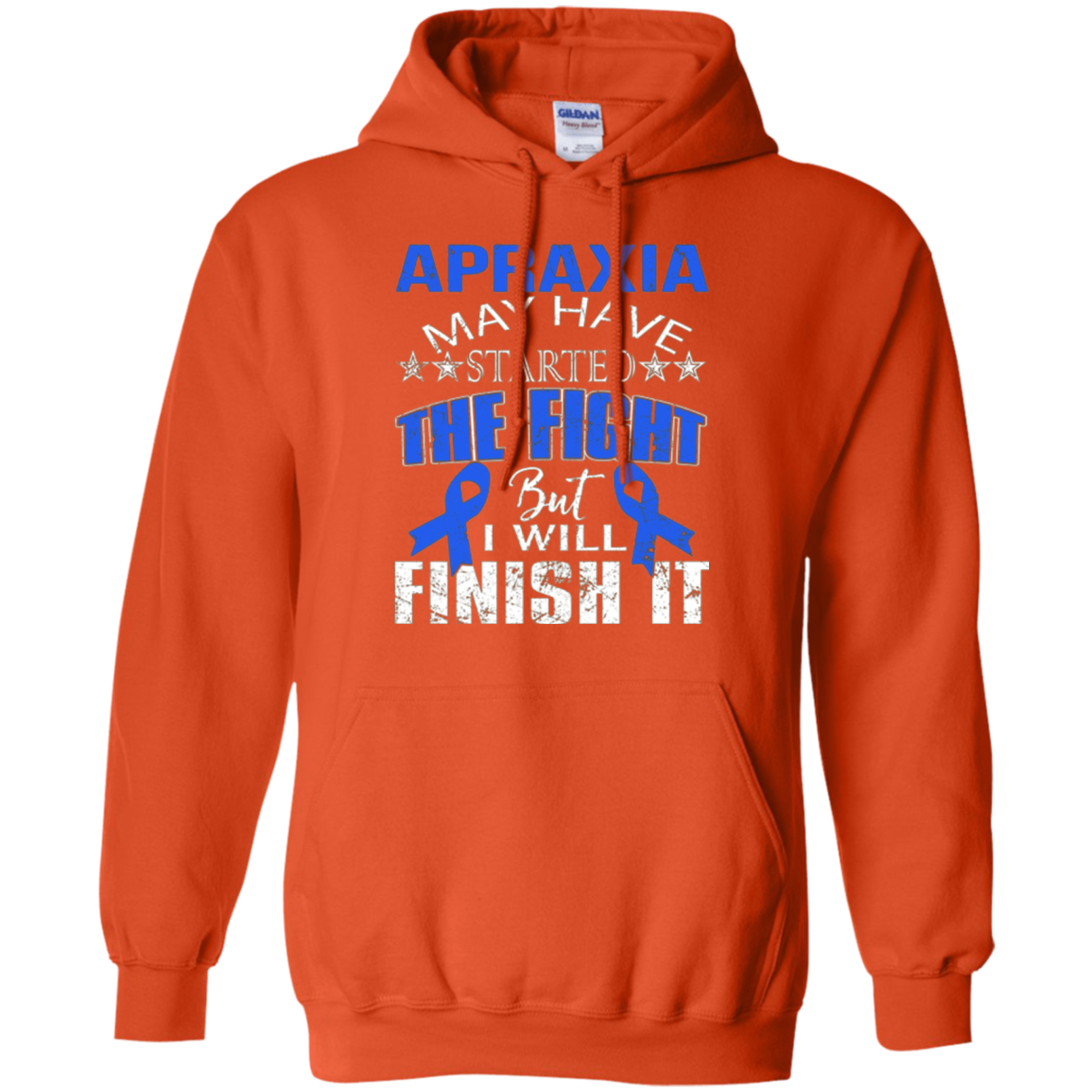 Apraxia started the fight i'll finish it t shirt