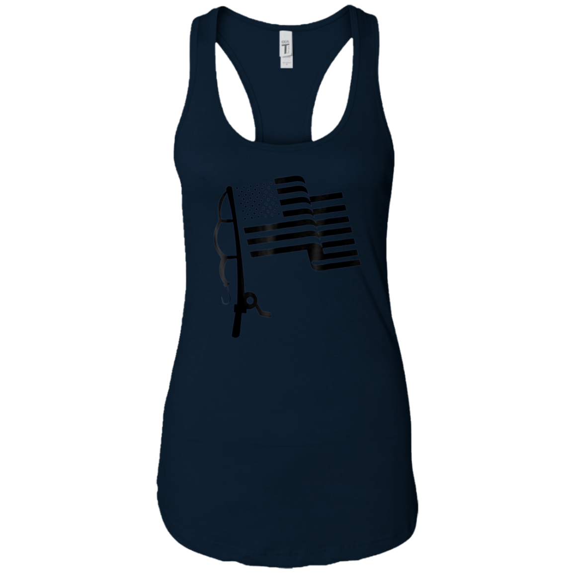 'Patriotic Fishing USA Flag' Cool Fishing July 4th Shirt