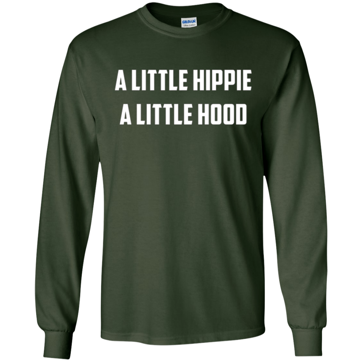 A Little Hippie A Little Hood T-Shirt | Funny Care Free Tee