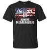 Image of Always Remember 9/11 Memorial USA Flag Patriot Day Tee