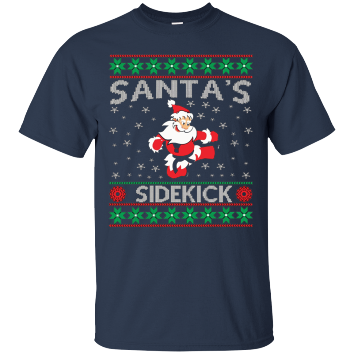 Santa's Sidekick Christmas T-shirt