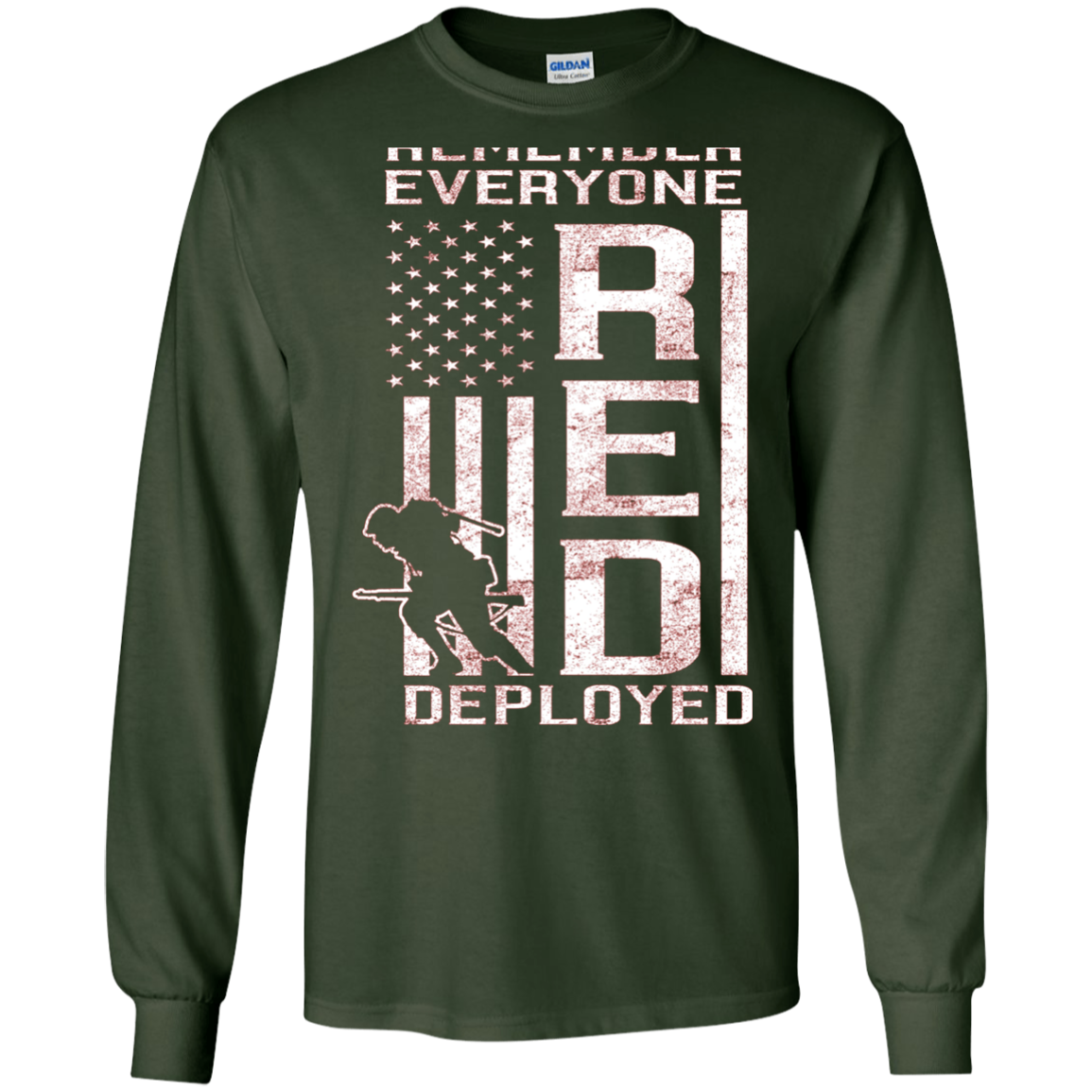 (Print On Back) RED Friday TShirt - R.E.D. Memorial Day