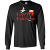 Image of Funny Halloween Wine Tshirt, Happy Hallowine, for Men Women