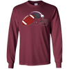 Image of Alzheimer Awareness Purple Ribbon Shirt For Football Fans