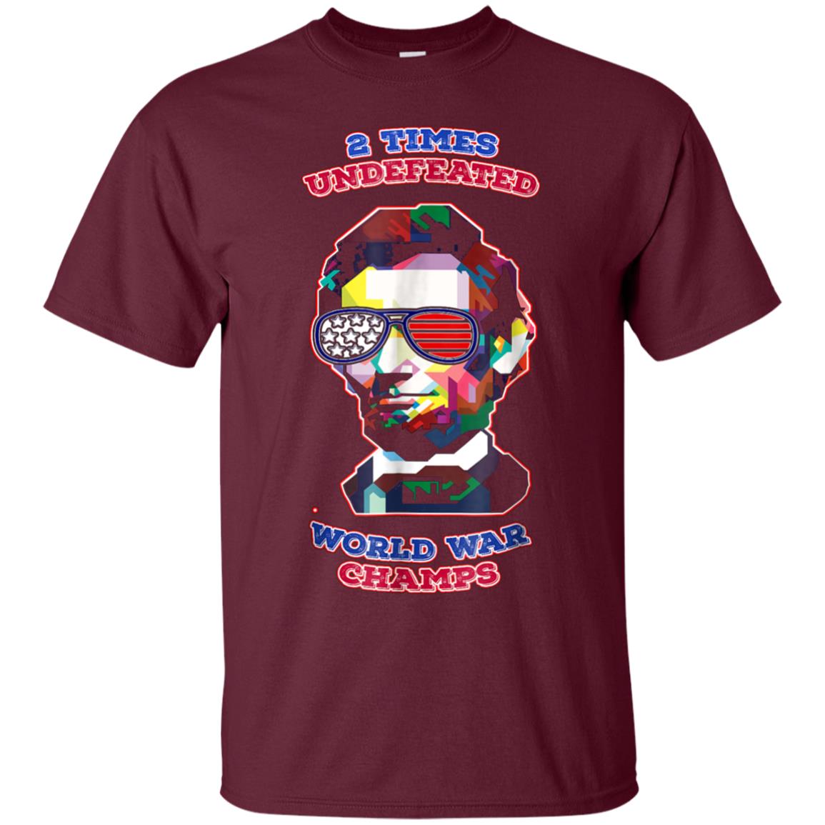 Abe Lincoln USA Flag Sunglasses, 4th Of July Vintage retro T