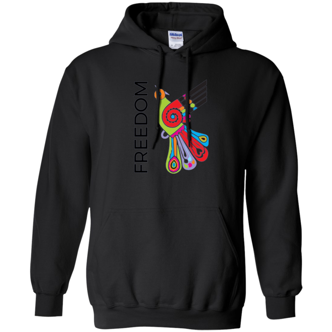 "Freedom" Bright Colorful Bird Diversity Unity T-Shirt