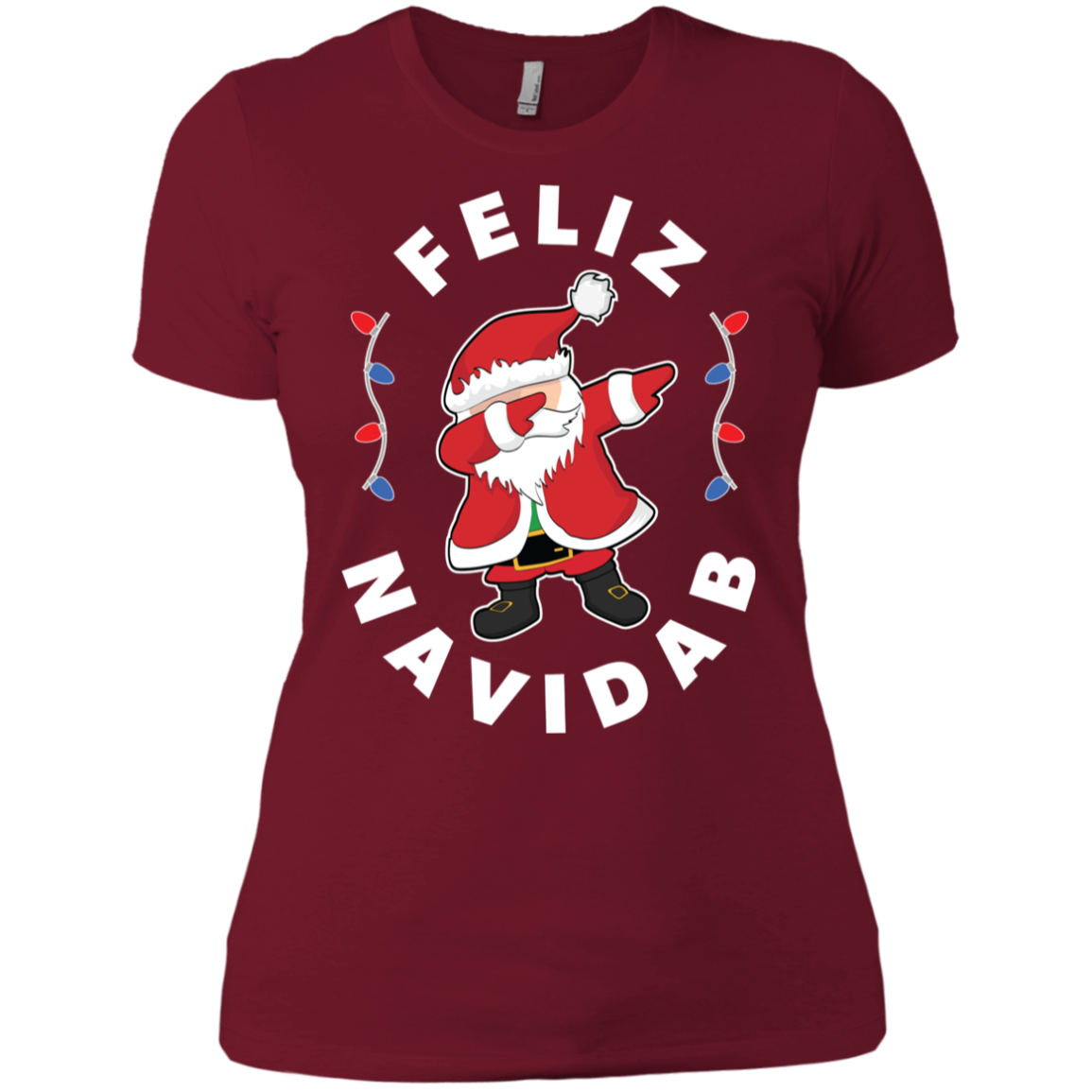 Santa Dabbing Christmas Shirt Feliz Navidab