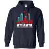 Image of Atlanta T Shirt Funny Atlanta Georgia Skyline Souvenir Tee