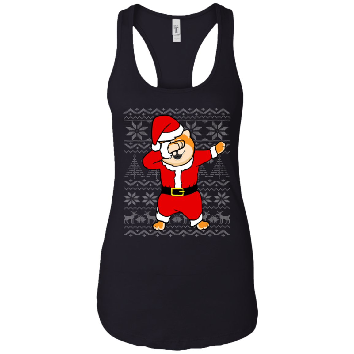 Akita Dabbing Santa Claus Merry Xmas Japanese