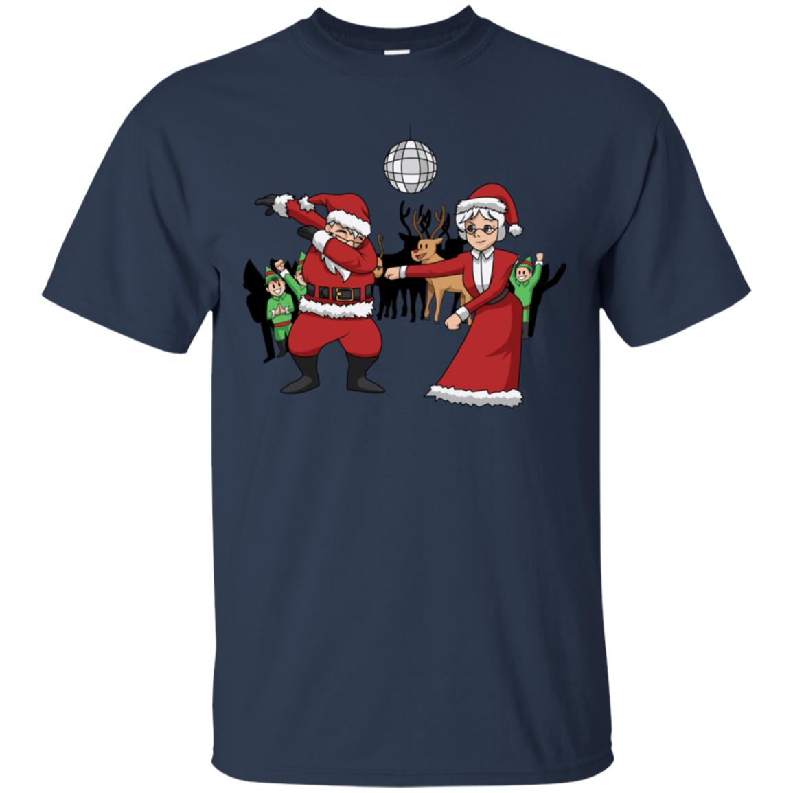 Santa Dabbing Tshirt Mrs. Claus Flossing Shirt