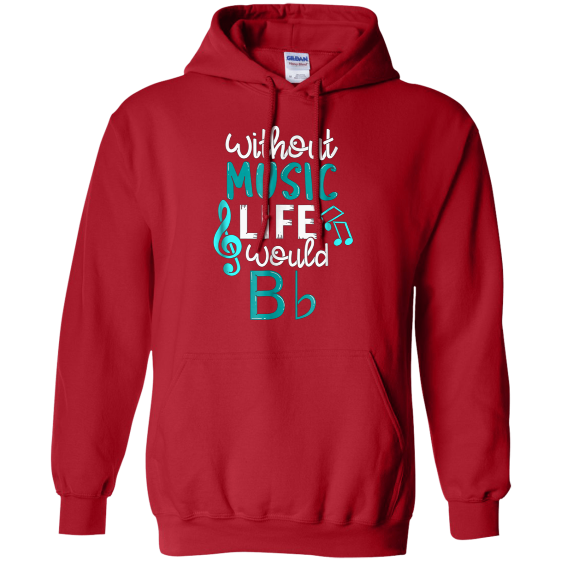Without Music Life Would B Flat T-Shirt - Funny Music
