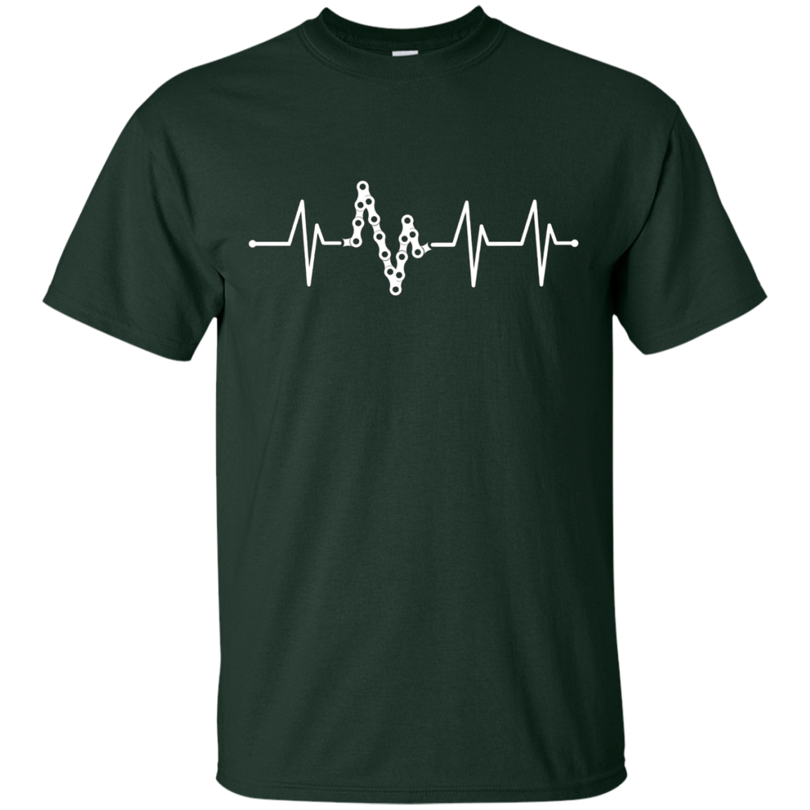 Bike Heartbeat Pulse Shirt - Funny Bike Shirt