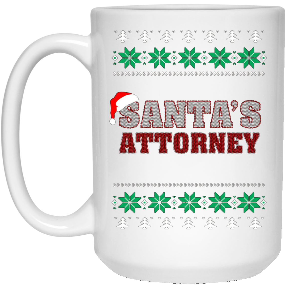 Santa's Attorney TShirt-Funny Ugly Christmas Sweater Tee