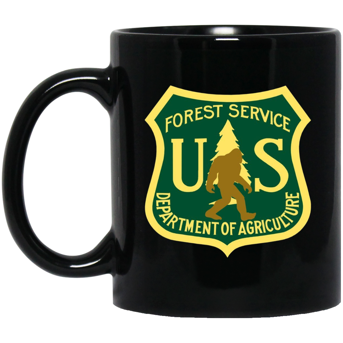 Bigfoot, Sasquatch, Yeti, USFS, Funny,T-shirt