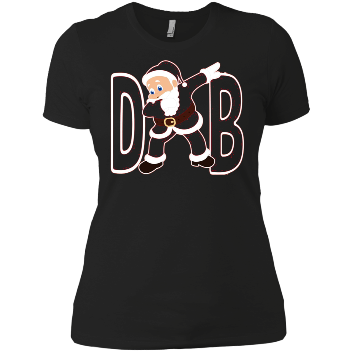Santa Dabbing Funny and Cute Christmas Holiday Gift T-Shirt