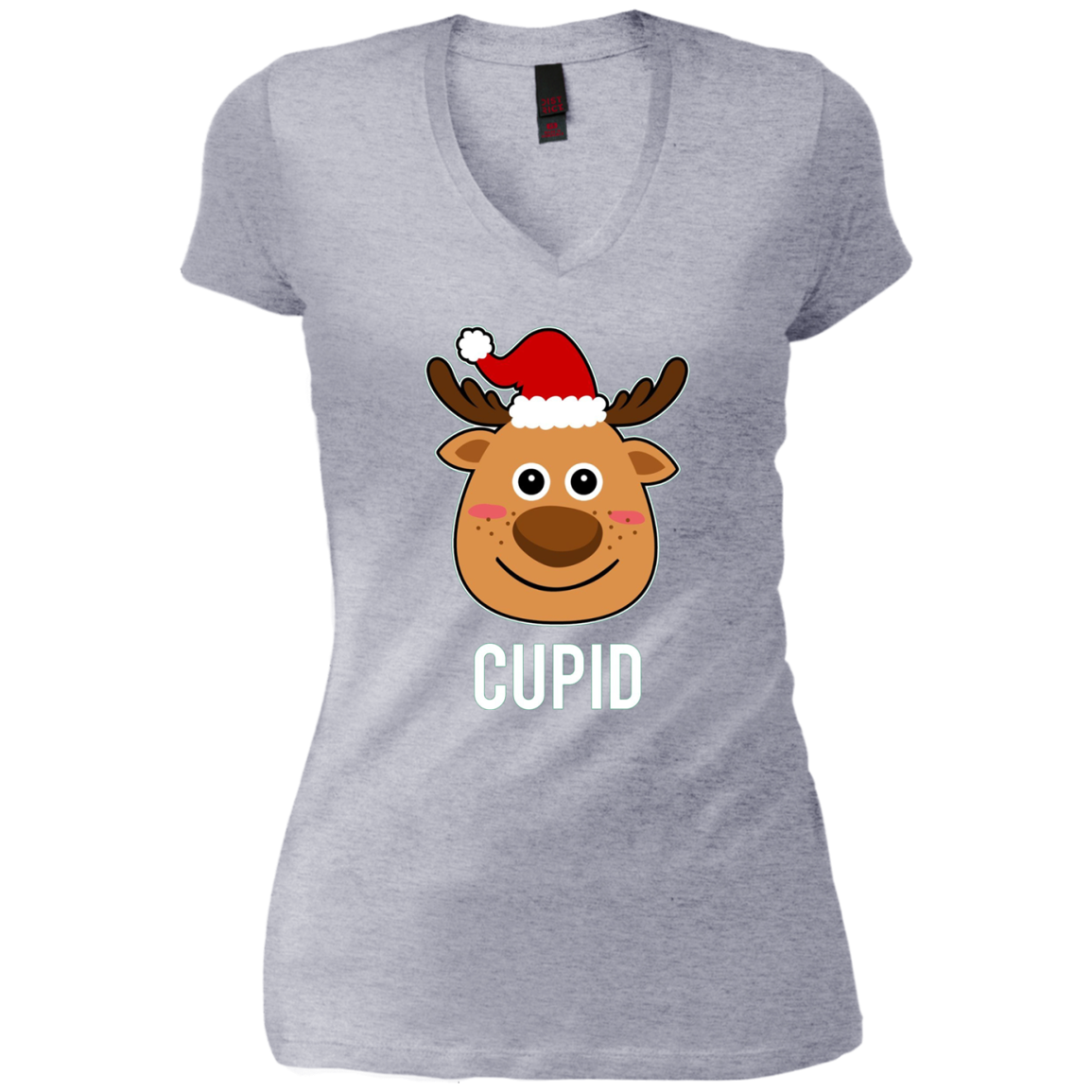Santa Reindeer Cupid T-Shirt Christmas Group Costume Tee