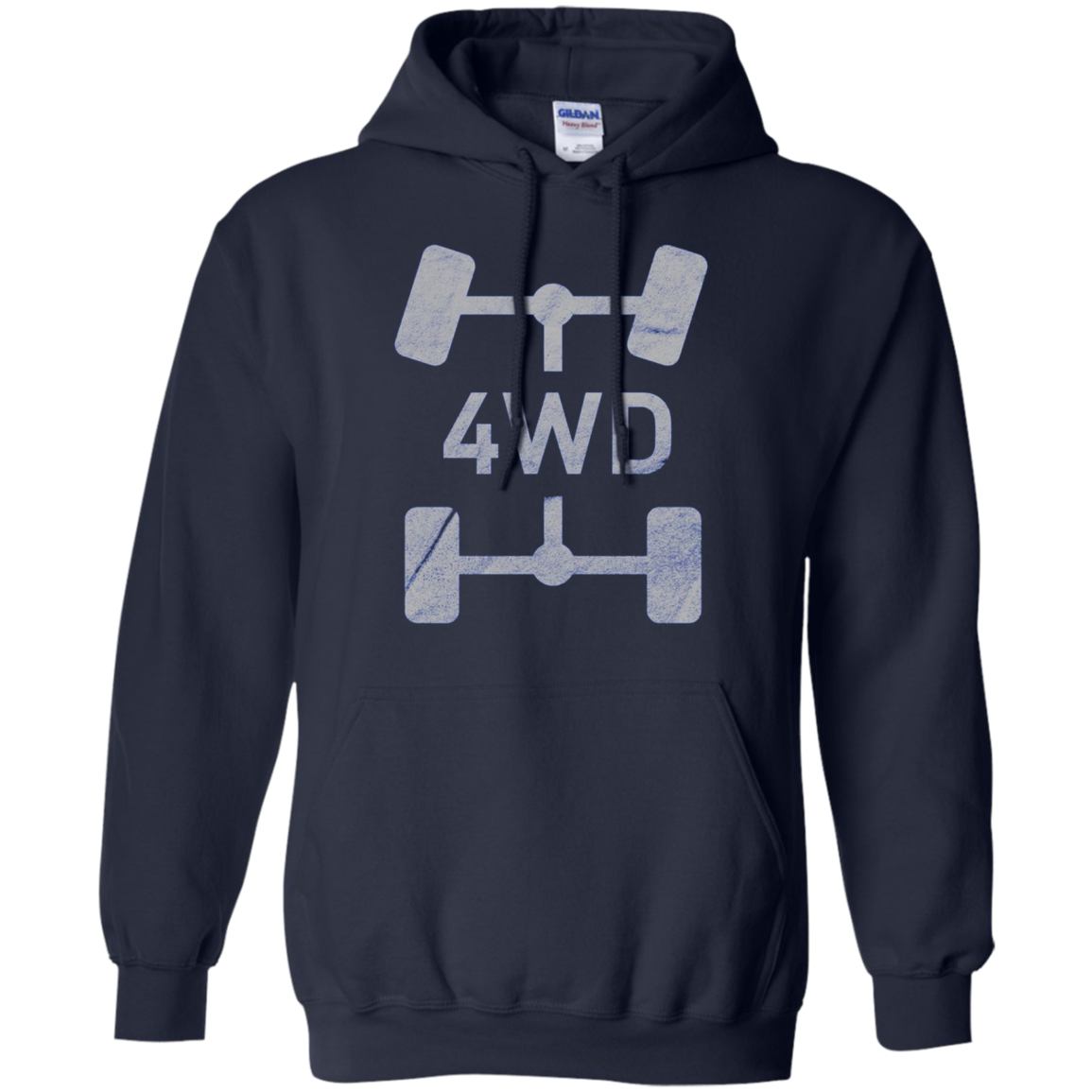 4WD Retro Long Sleeve T-Shirt Offroad Overland 4x4
