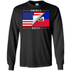 Image of American Haitian Flag Stars T-Shirt Great Gift Tee