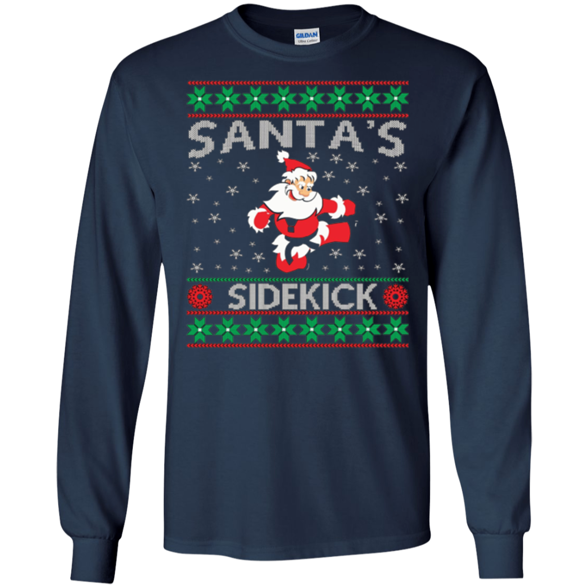 Santa's Sidekick Christmas T-shirt