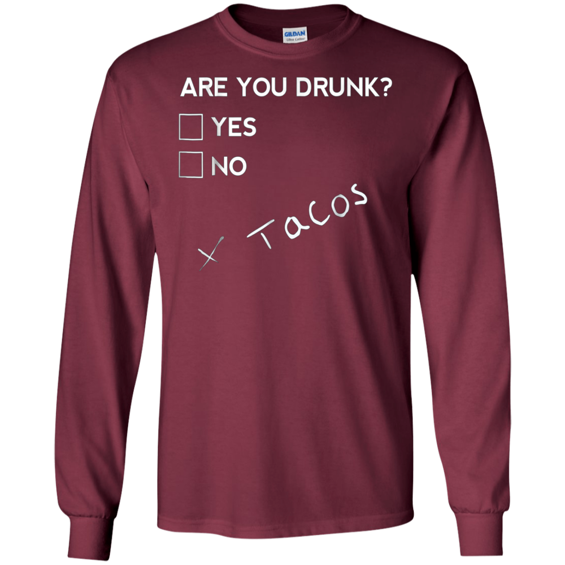 Are you Drunk Tacos Funny Drinking Beer T Shirt