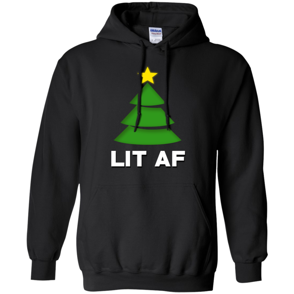 Christmas Tree Lit Af Funny Christmas Shirt