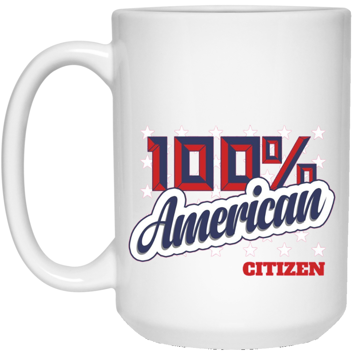 100% American Citizen T-Shirt Citizenship Day Cute Gift