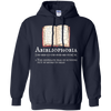 Image of Abibliophobia Funny Definition T Shirt Reading Apparel