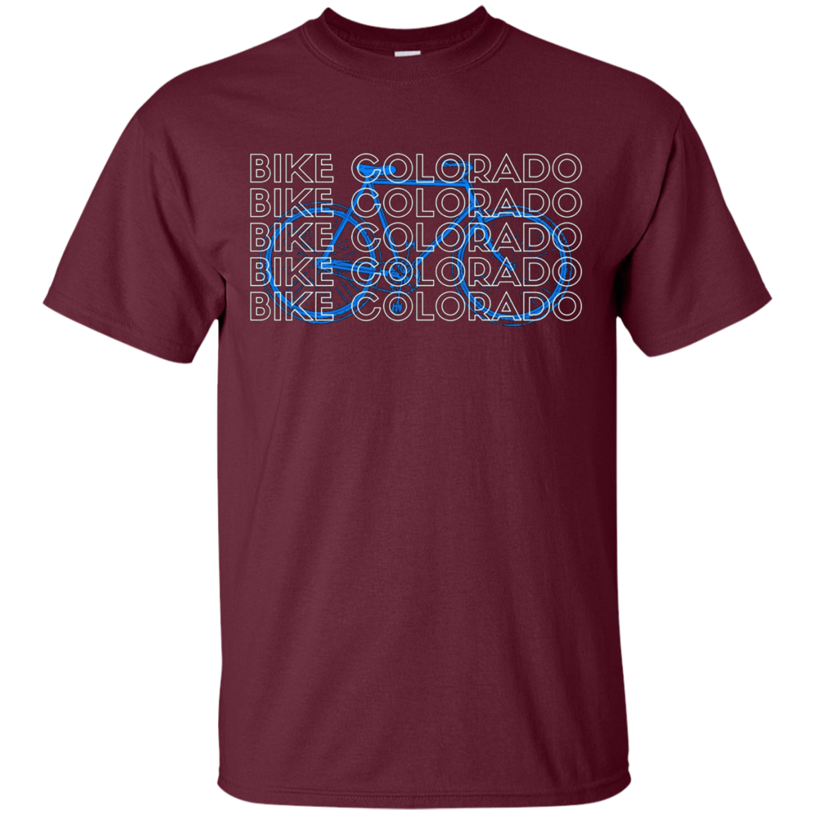 Bike Colorado T-Shirt, Bicycle CO Shirt, Cyclists Tee