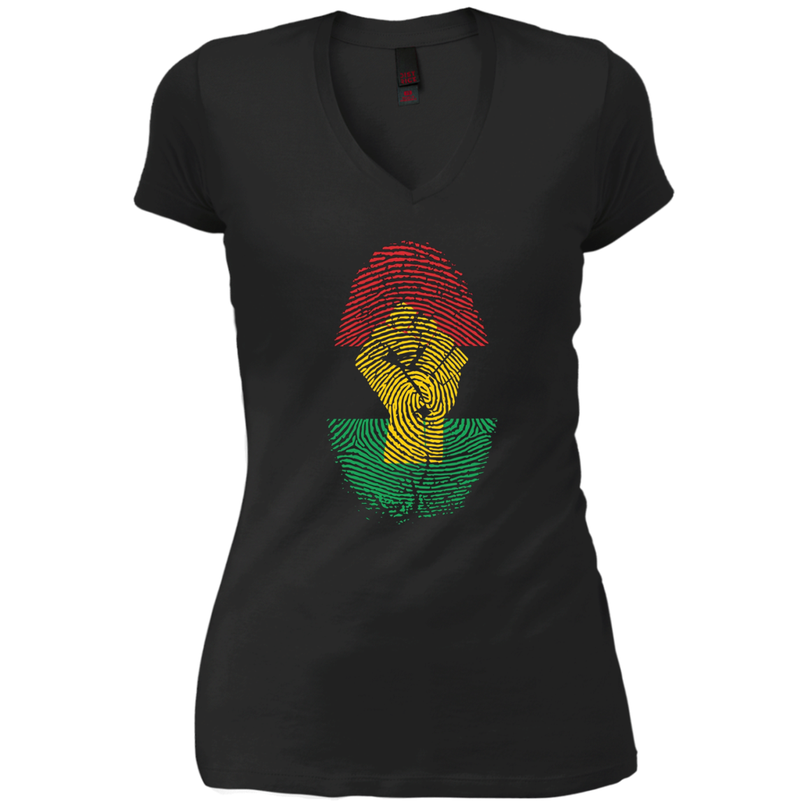 African Pride Fingerprint Black History T-Shirt