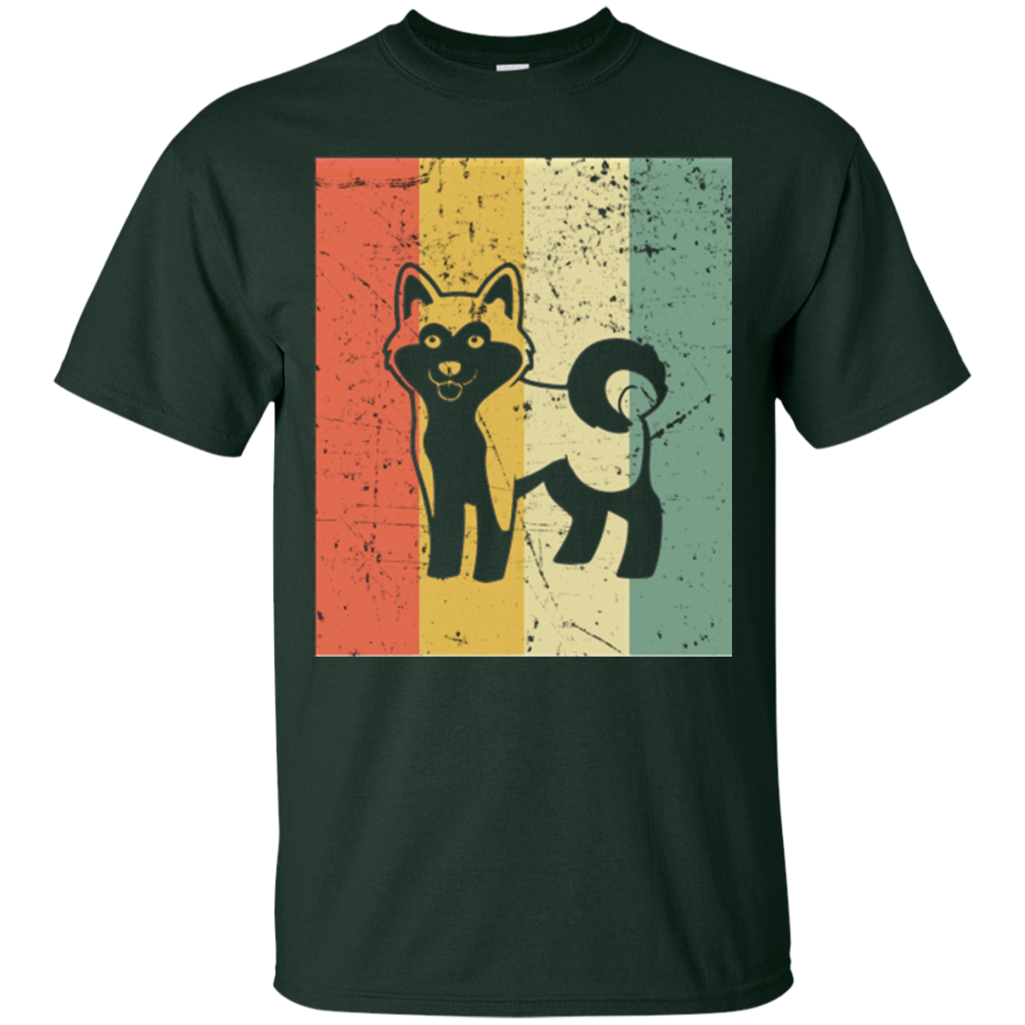 Akita Silhouette Shirt - Retro Vintage Classic T-Shirt