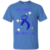Image of Ruban de conscience d'Apraxia avec le T-shirt de cœurs