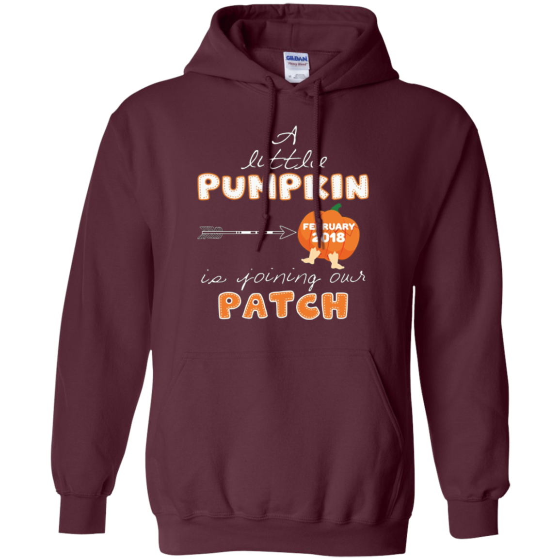 A Little Pumpkin Is Joining Our Patch February 2018 Mom Tee