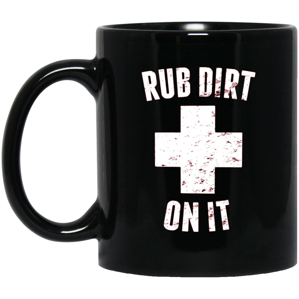 'Rub Dirt On It' Funny Baseball Sports T-shirt
