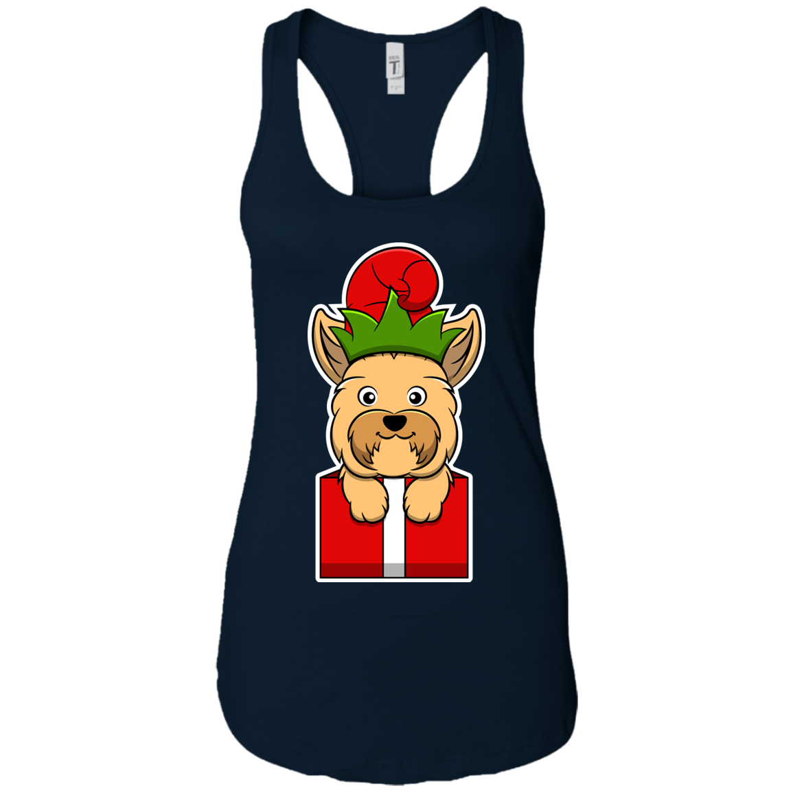Christmas Yorkshire Terrier Dog T-Shirt, Puppy Xmas Gift