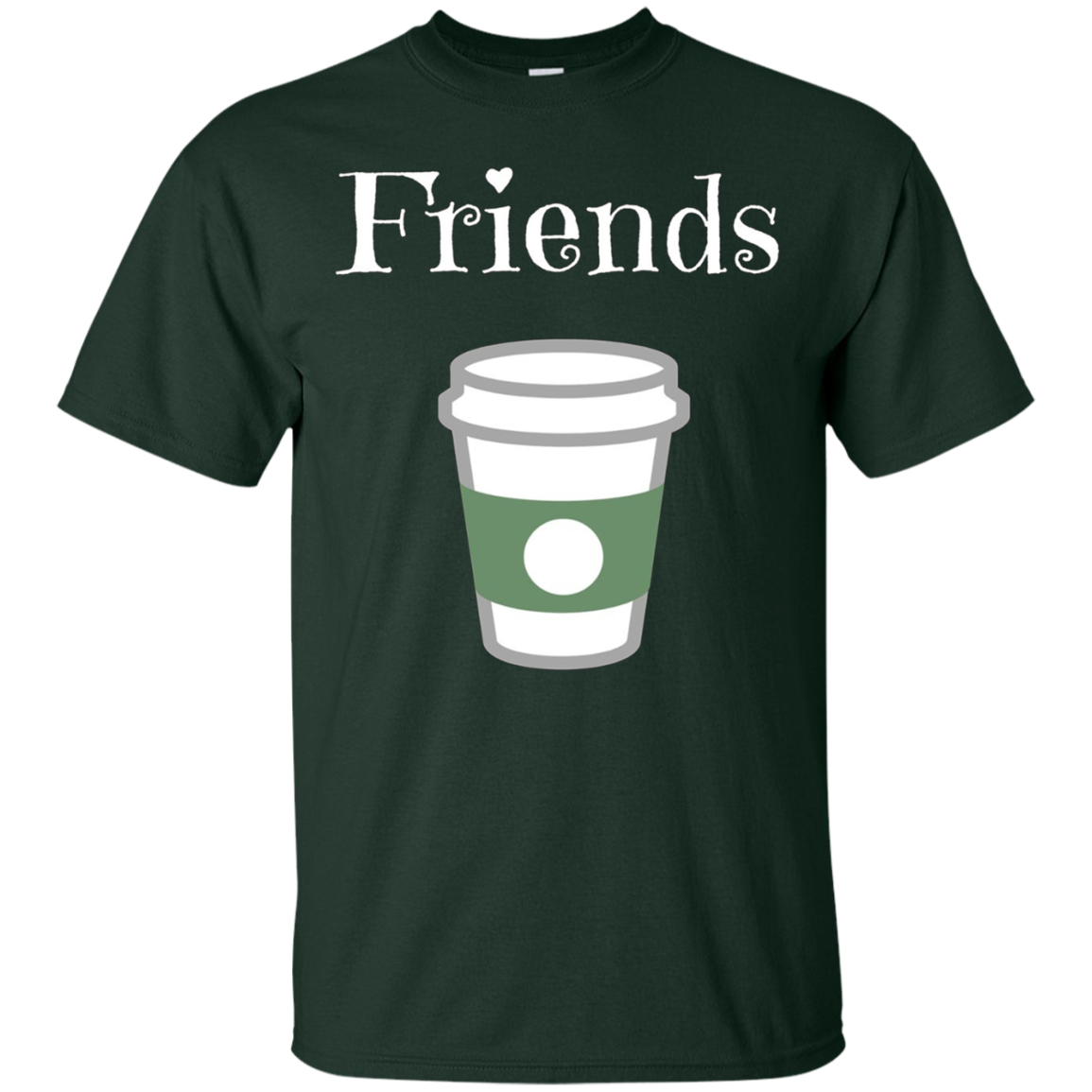 "FRIENDS" half of Best Friends Donut and Coffee T-Shirt